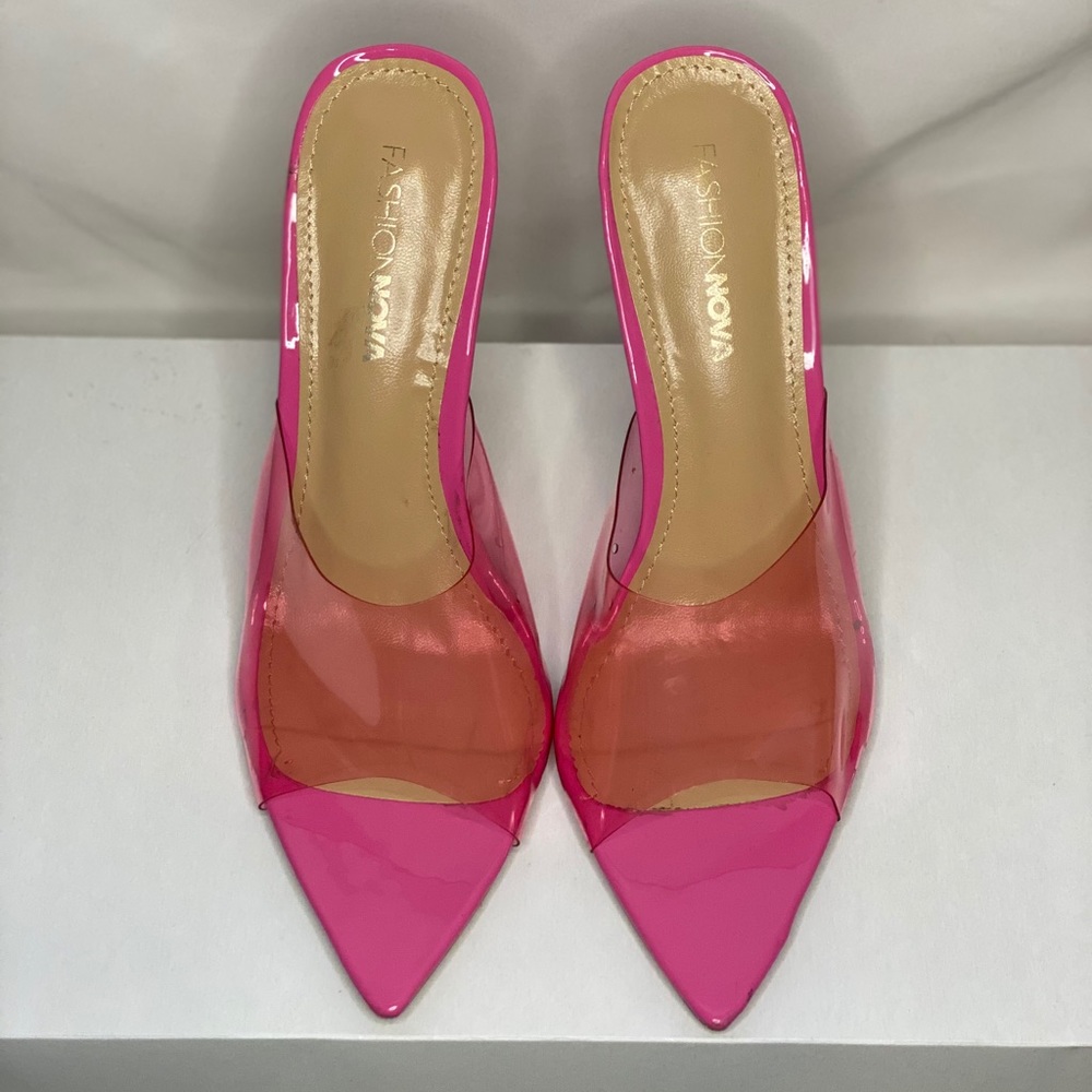 Pink Clear Heel